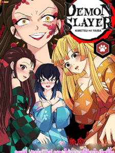 สามหนุ่มปลอมตัว 1 [MayiTGu & MeowWithMe] Demon Slayer Kimetsu No Yaiba Red Light District - Part 1